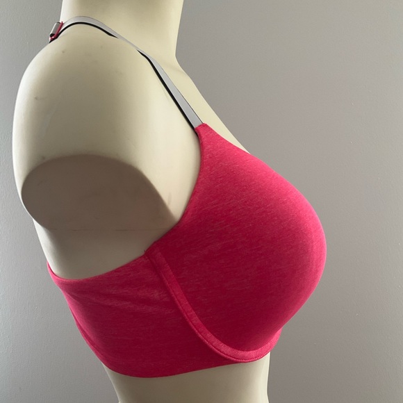 Victoria's Secret Racerback Semi Demi Hot Pink 36DD Bra - Picture 7 of 10